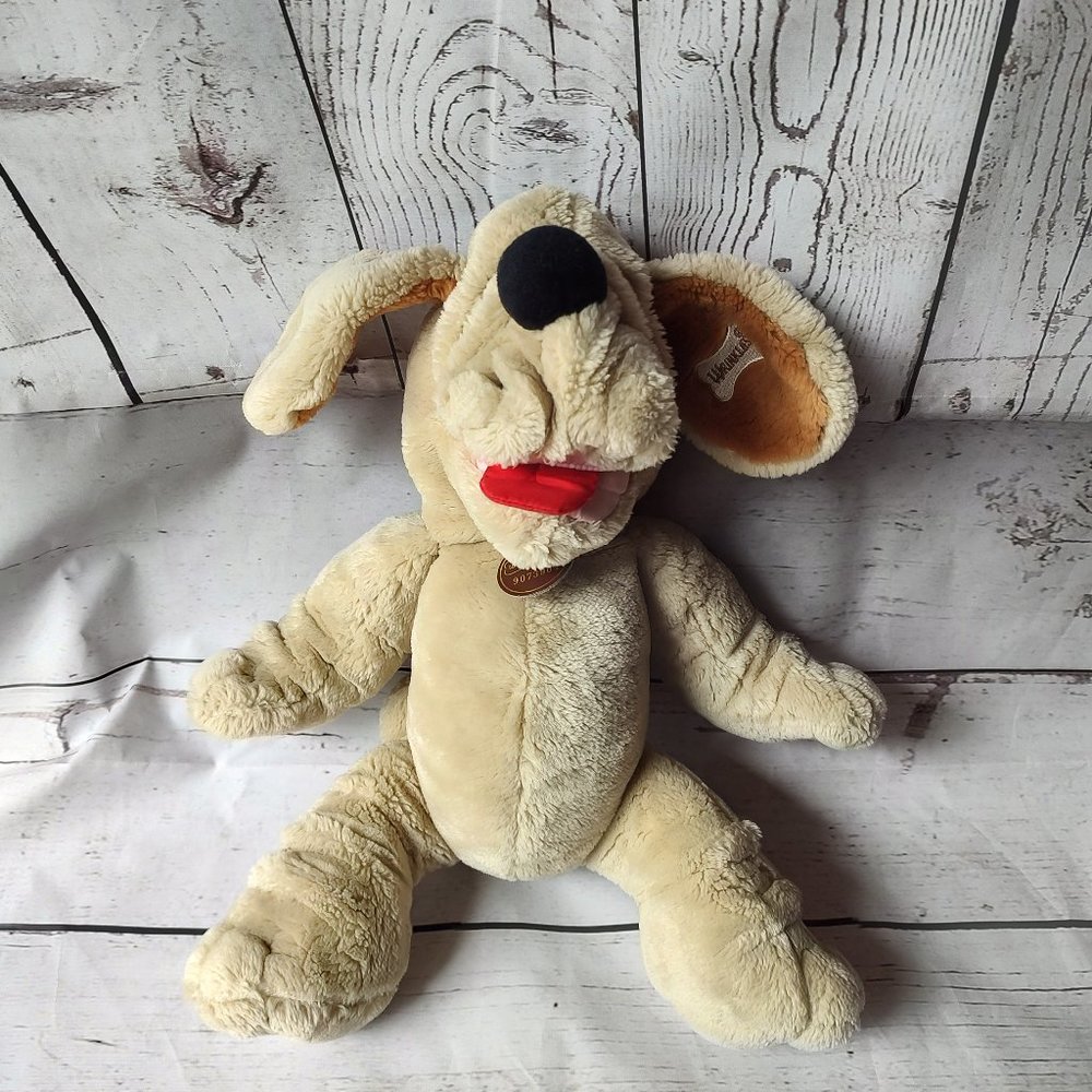 Vintage Ganz Bros 1981 Wrinkles Puppet Dog Puppy Plush